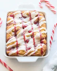 Candy Cane Coffee Cake