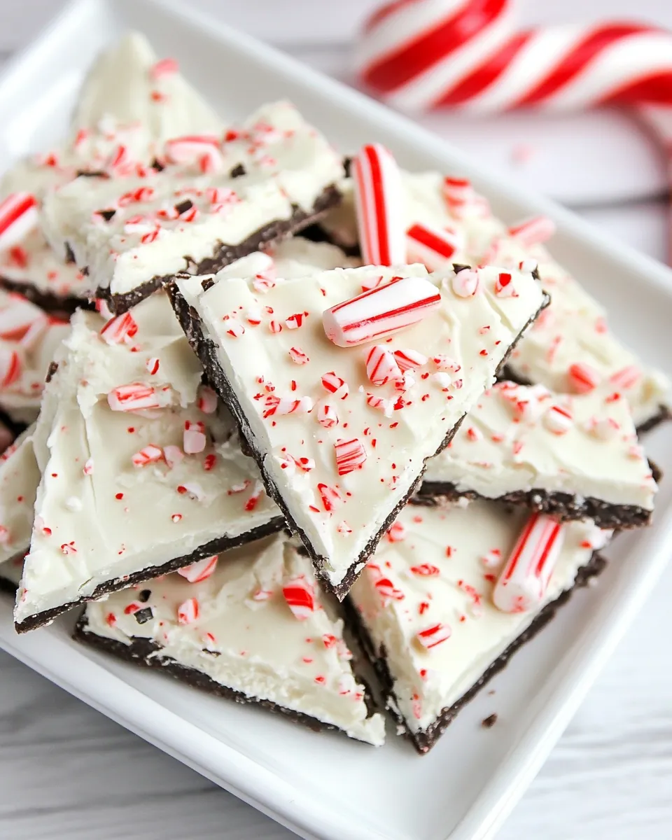 Candy Cane Peppermint Bark