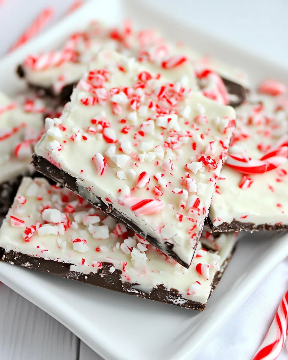 Candy Cane Peppermint Bark