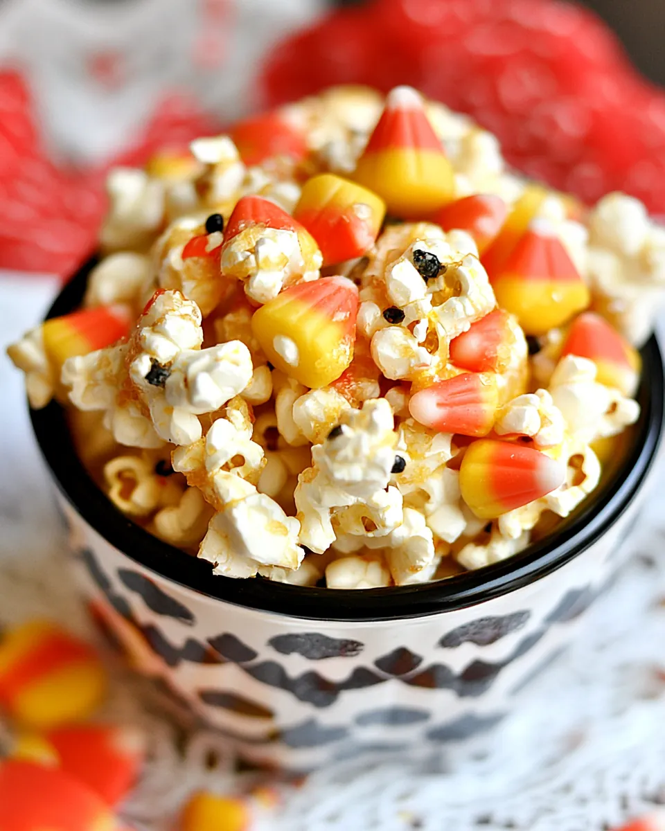 Candy Corn Popcorn Munch
