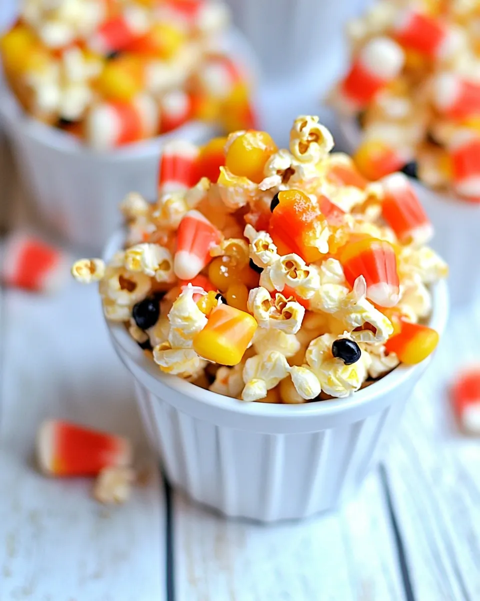 Candy Corn Popcorn Munch