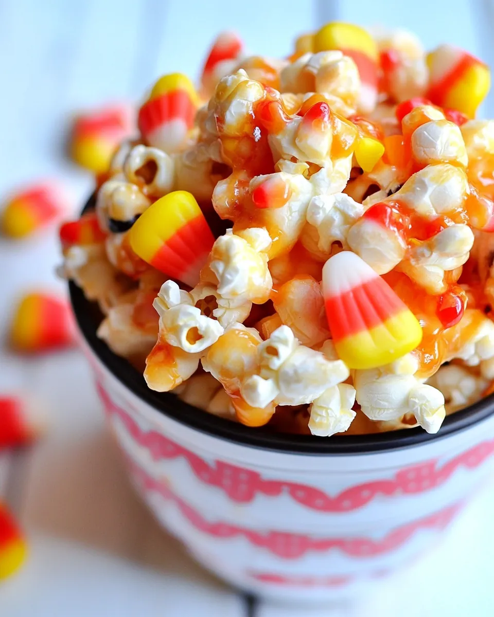 Candy Corn Popcorn Munch