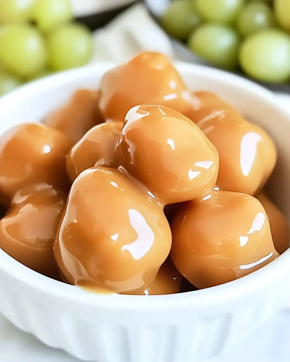 Caramel Apple Grapes