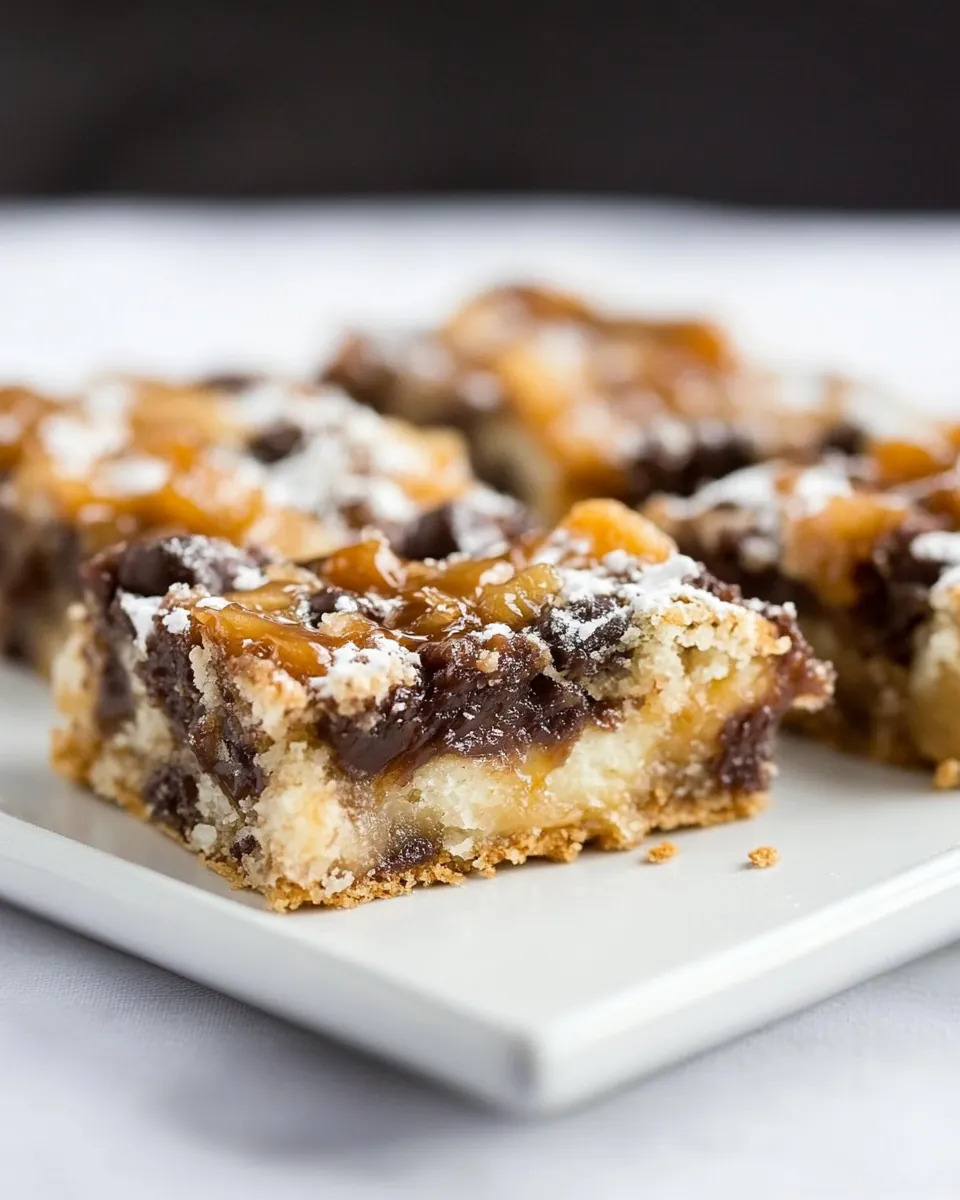 Caramel Apple Magic Bars