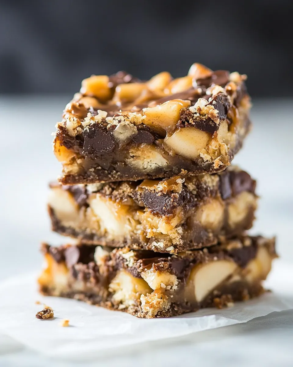 Caramel Apple Magic Bars