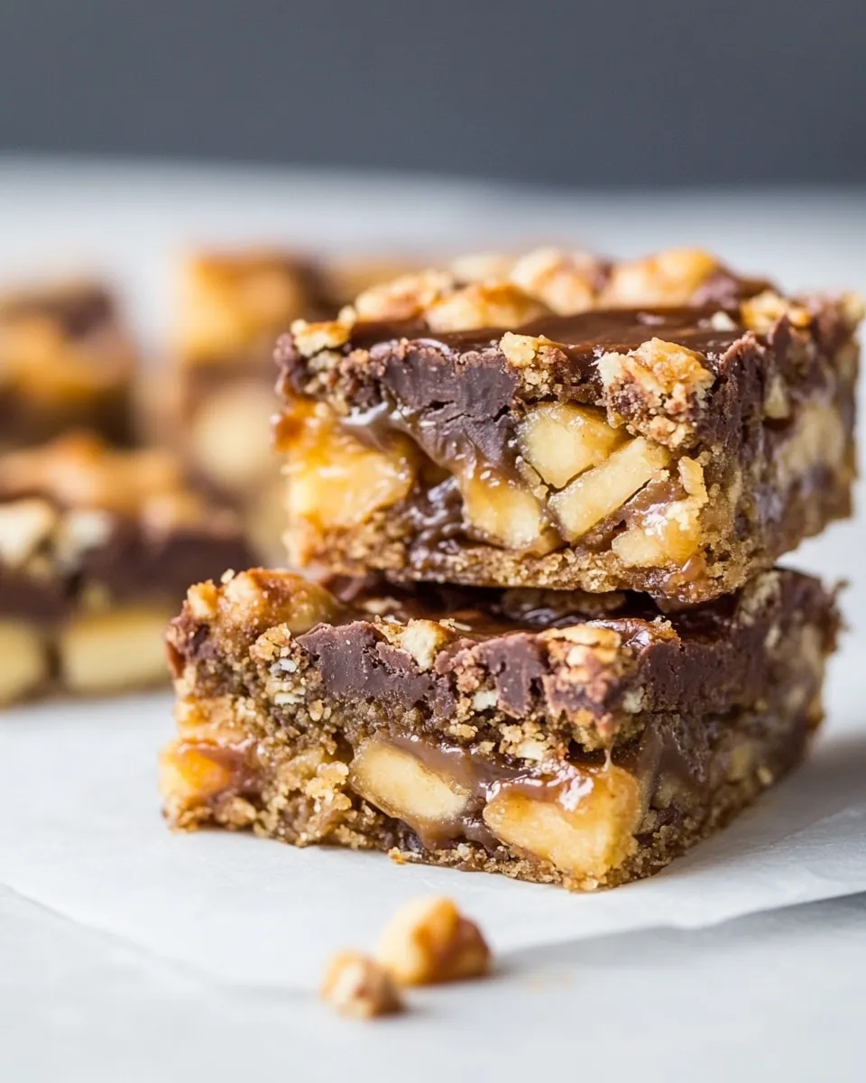 Caramel Apple Magic Bars