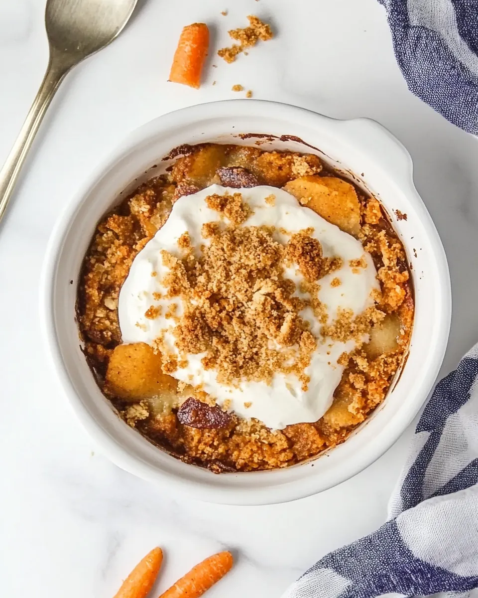 Carrot Cake Cobbler