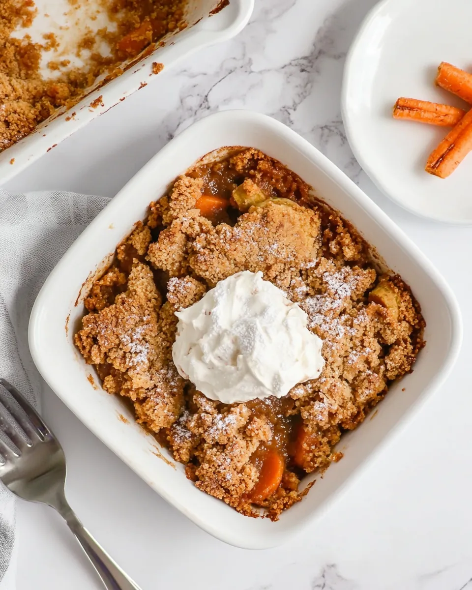 Carrot Cake Cobbler
