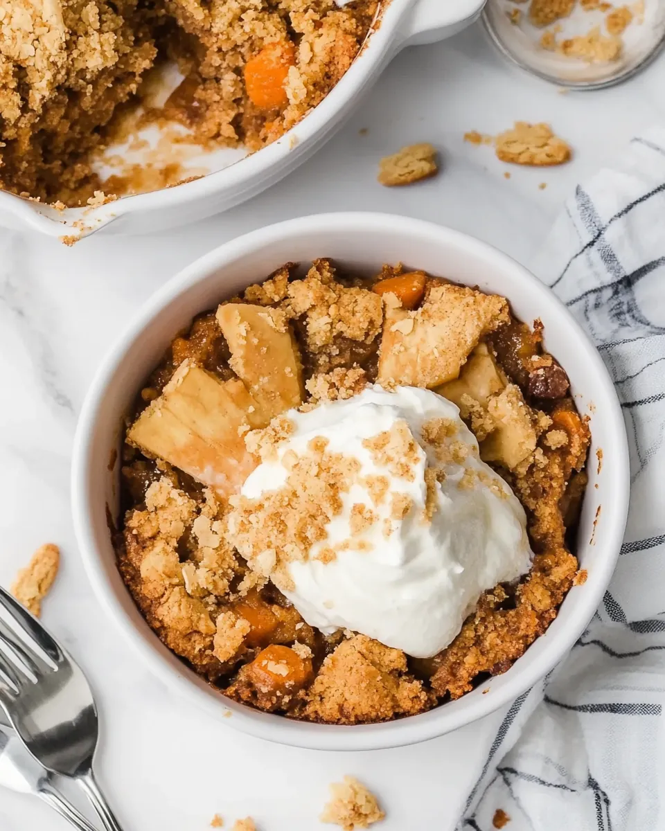 Carrot Cake Cobbler