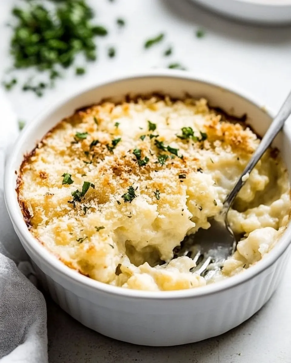Cauliflower Au Gratin