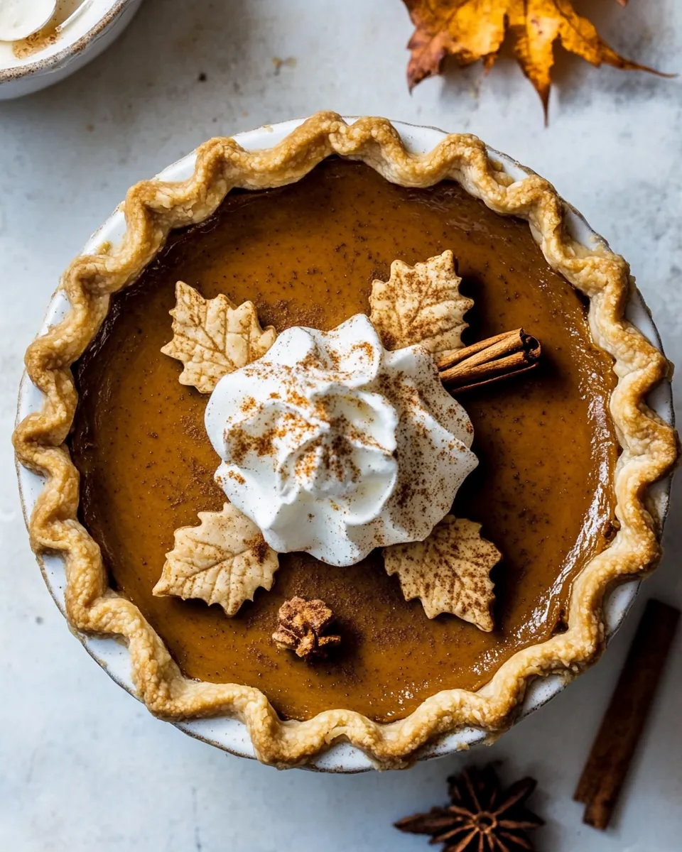 Chai Pumpkin Pie