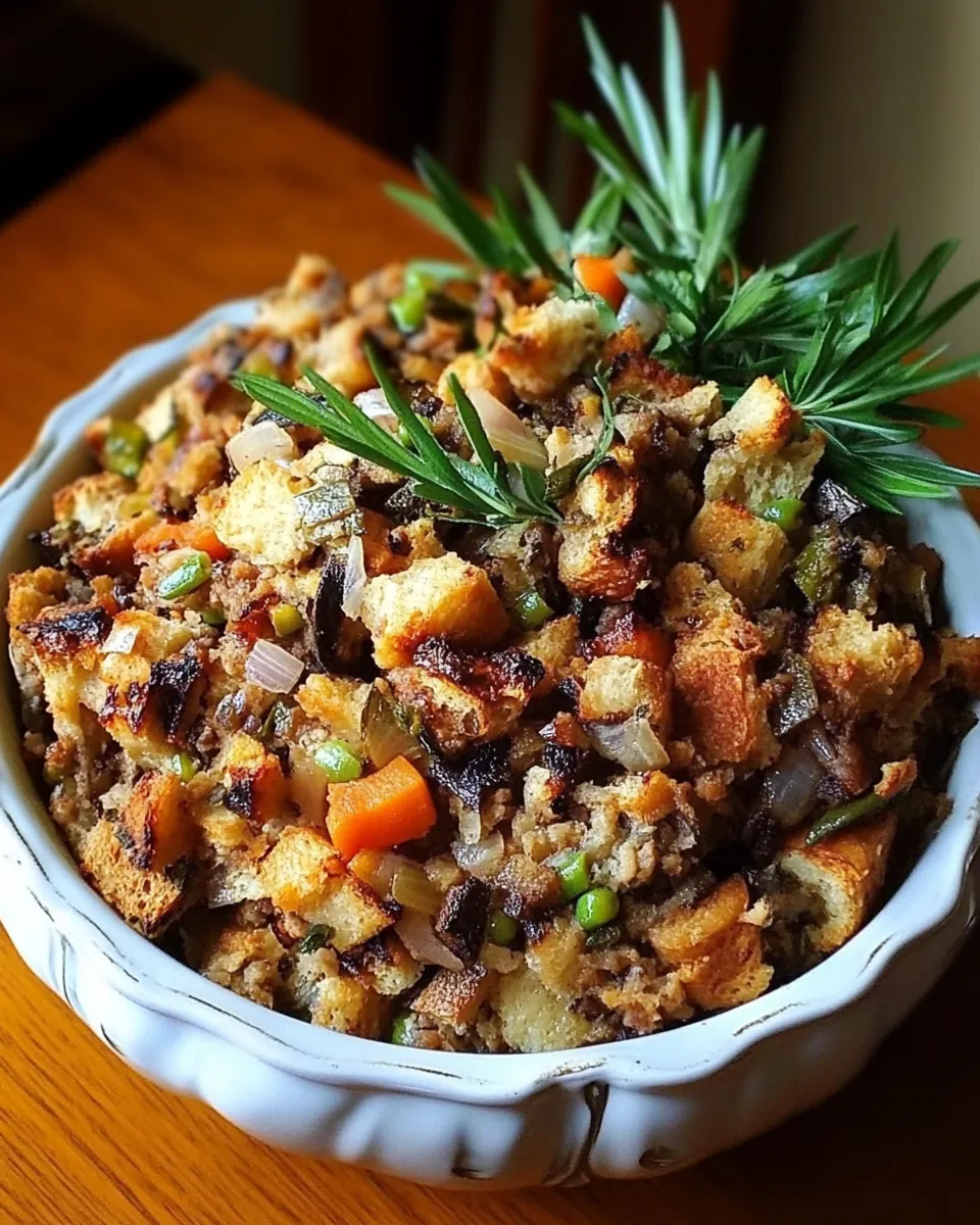 Challah Slow Cooker Stuffing