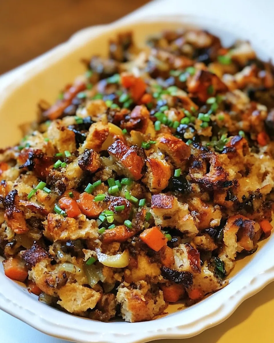 Challah Slow Cooker Stuffing