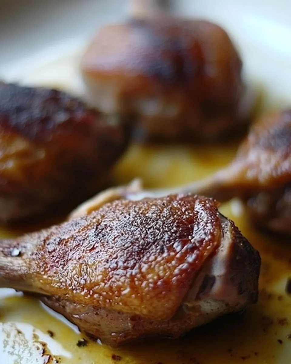 Crispy Sous Vide Duck Confit Legs