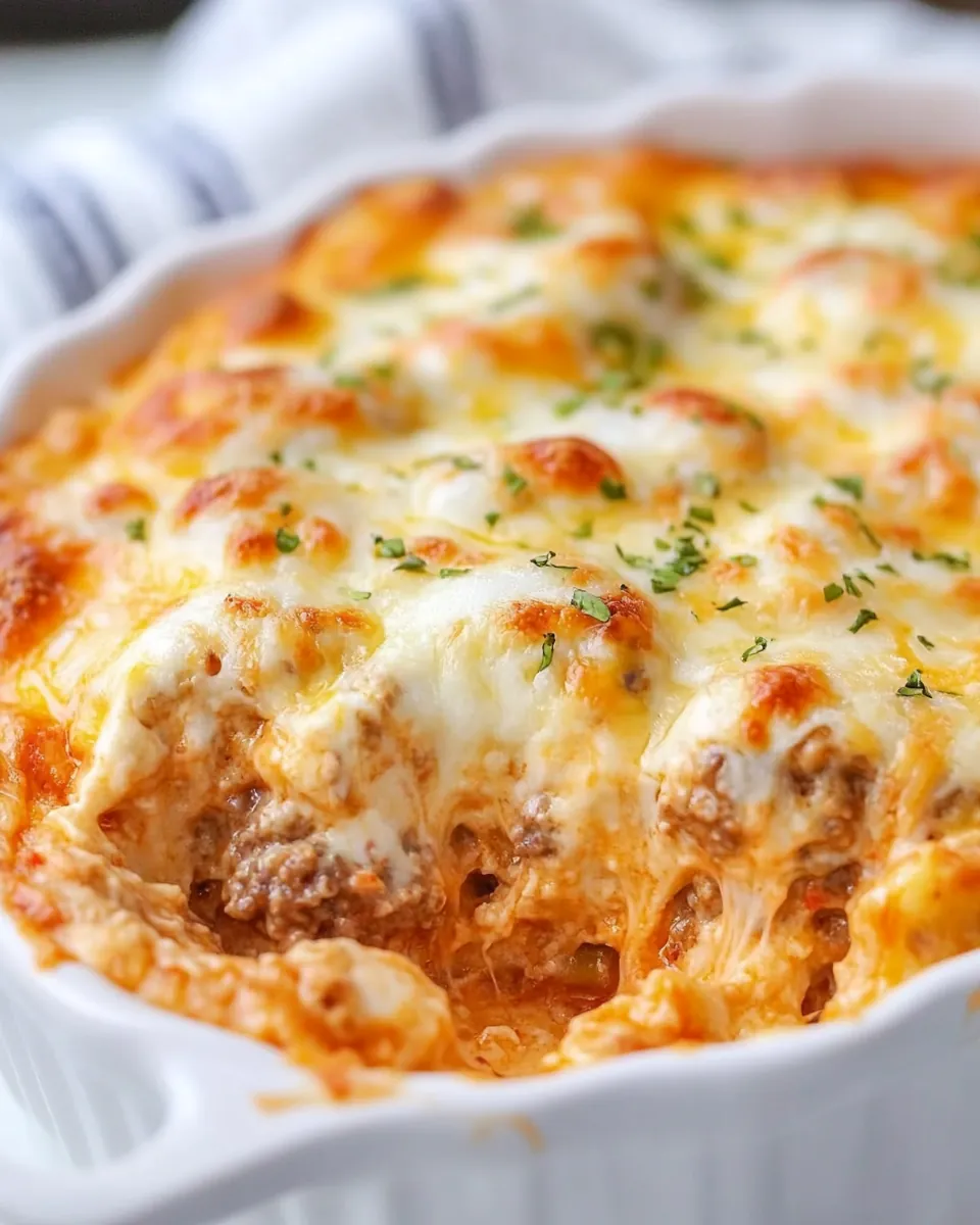 Cheeseburger Casserole