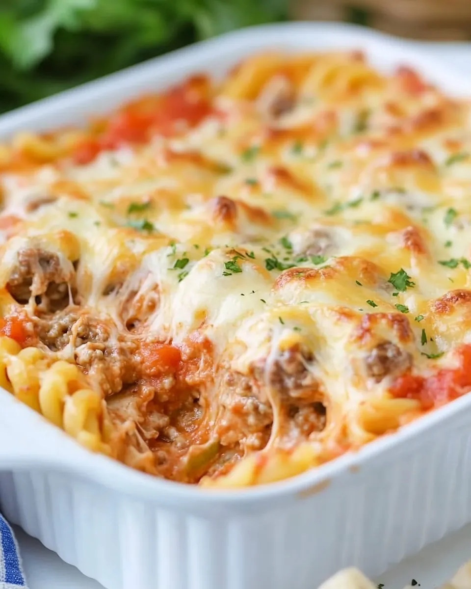 Cheeseburger Casserole