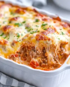 Cheeseburger Casserole