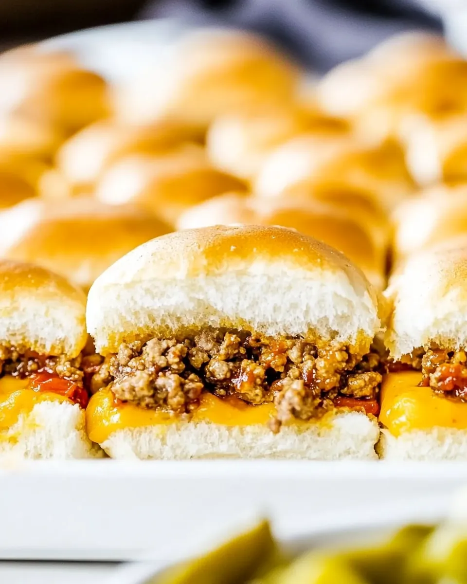 Cheeseburger Sliders