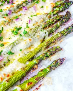 Cheesy Roasted Asparagus