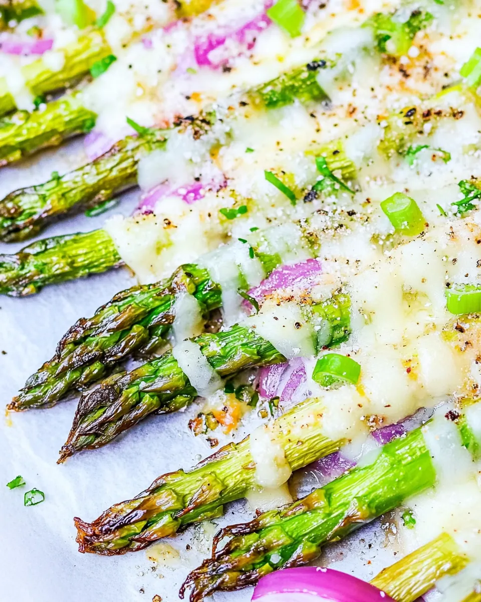 Cheesy Roasted Asparagus