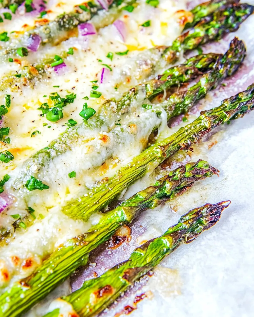 Cheesy Roasted Asparagus