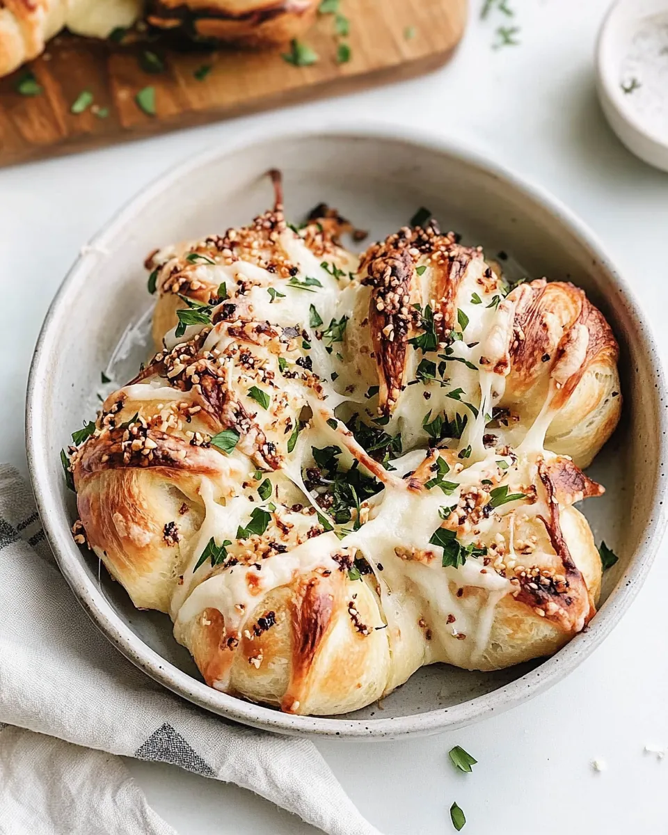 Cheesy Roasted Garlic Knots
