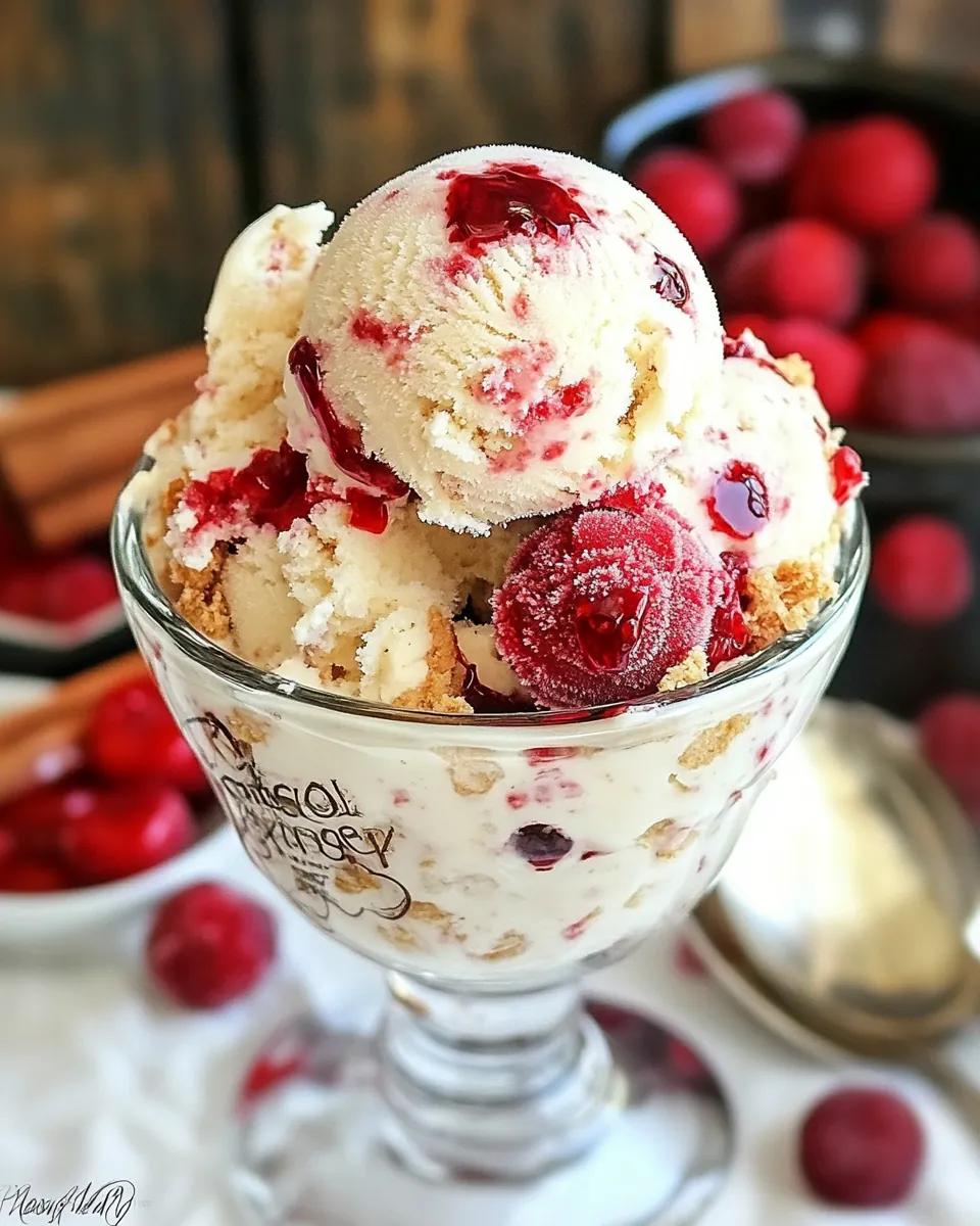 Cherry Cheesecake Magic Ice Cream