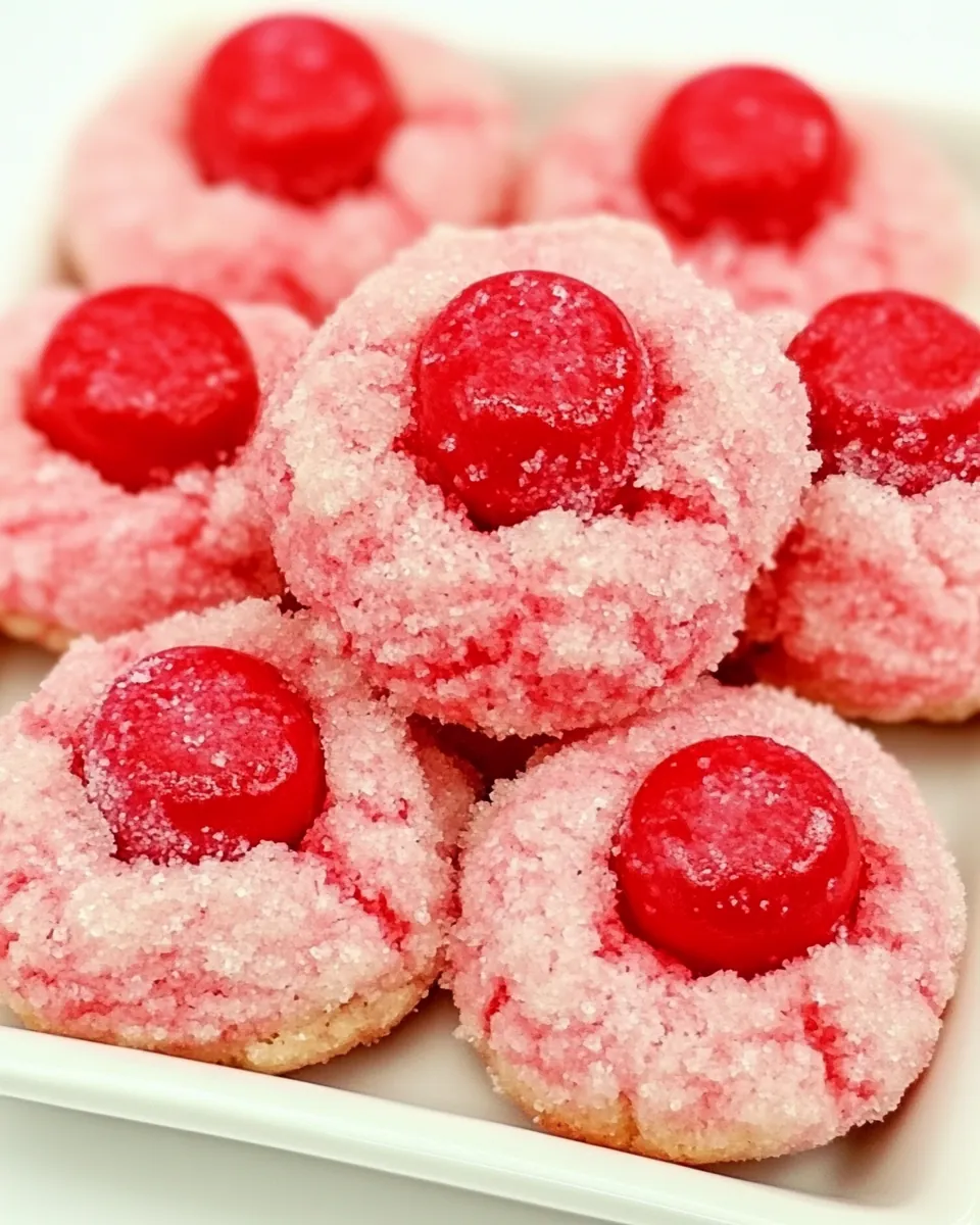 Cherry Kiss Cookies