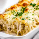 Chicken Alfredo Lasagna Roll Ups