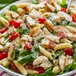 Chicken Caesar Pasta Salad