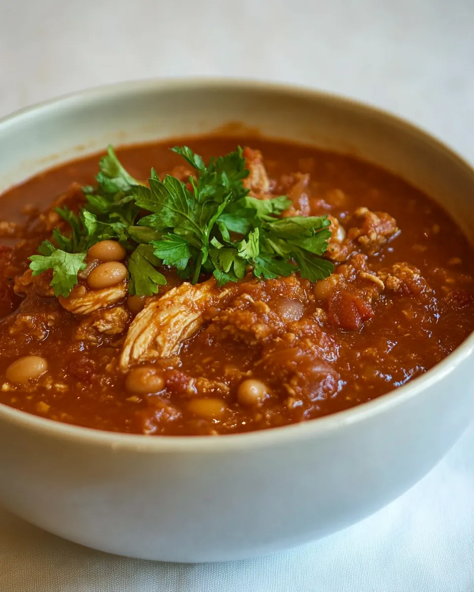 Chicken Chili with White Beans