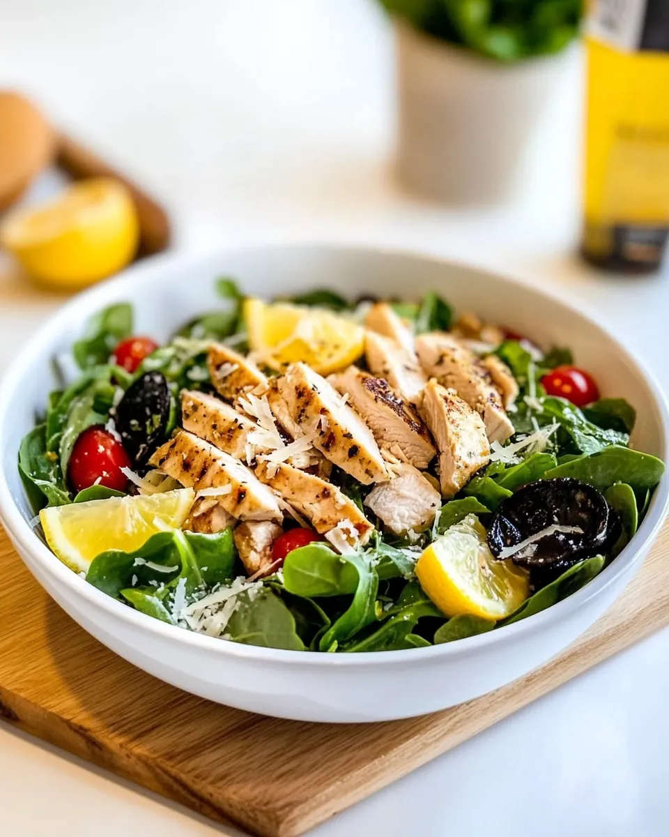 Chicken Florentine Salad