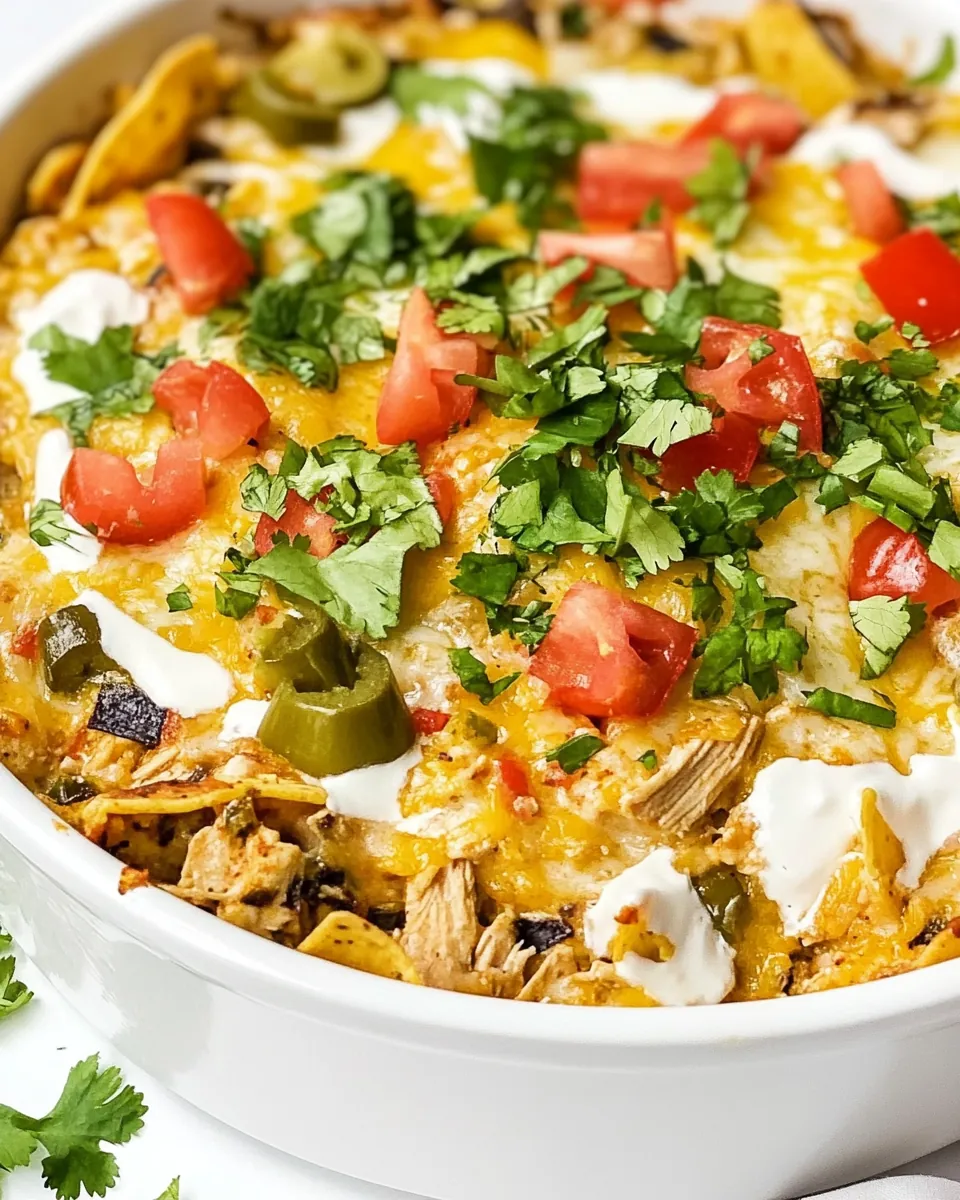 Chicken Nacho Casserole