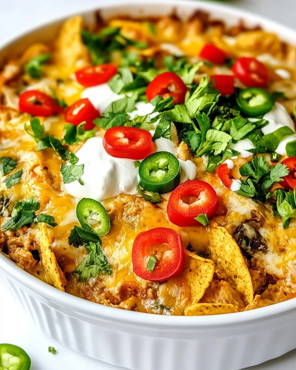 Chicken Nacho Casserole