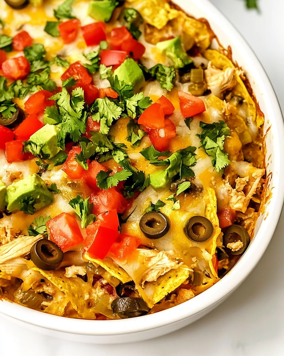 Chicken Nacho Casserole