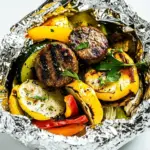 Chicken Sausage and Vegetable Foil Packet Dinner