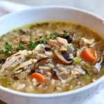 Chicken Shiitake and Wild Rice Soup