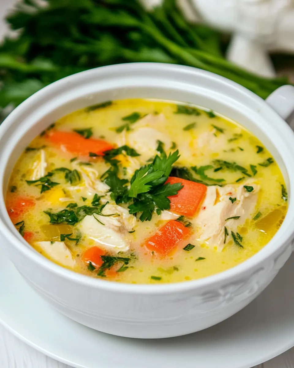 Chicken Soup A La Grec