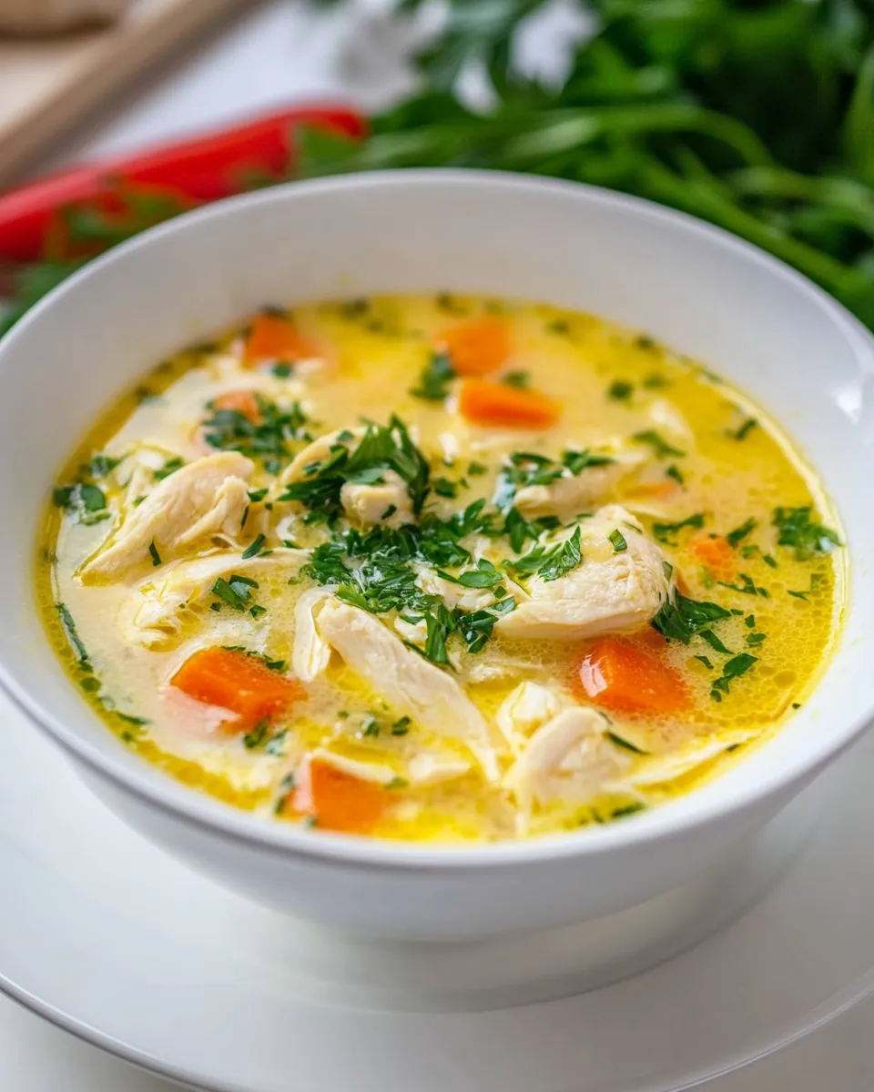 Chicken Soup A La Grec