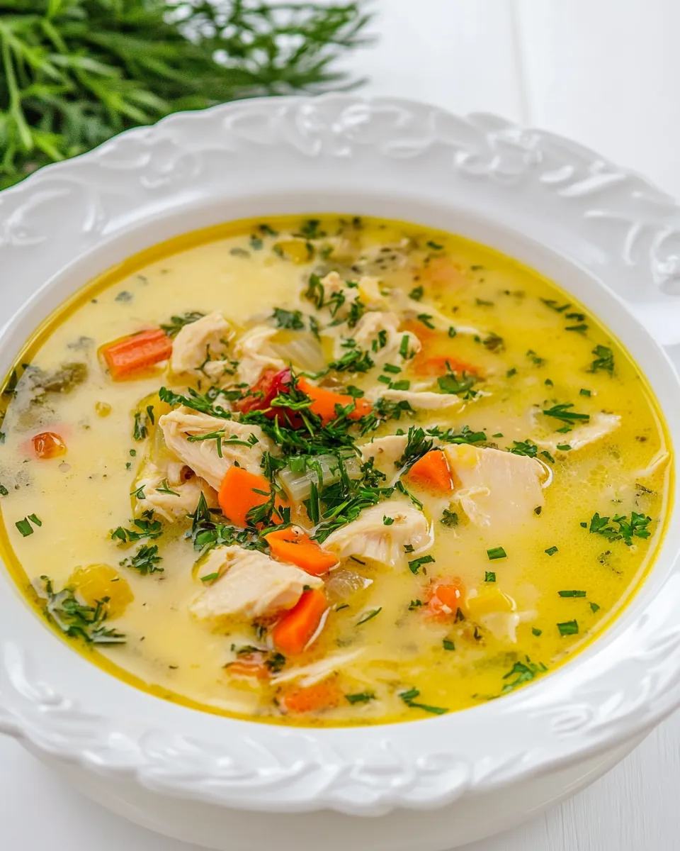 Chicken Soup A La Grec