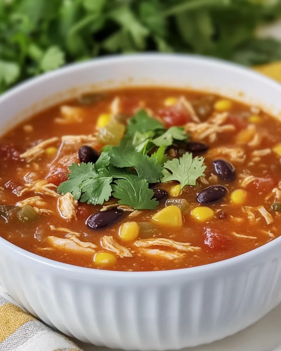 Chicken Taco Soup