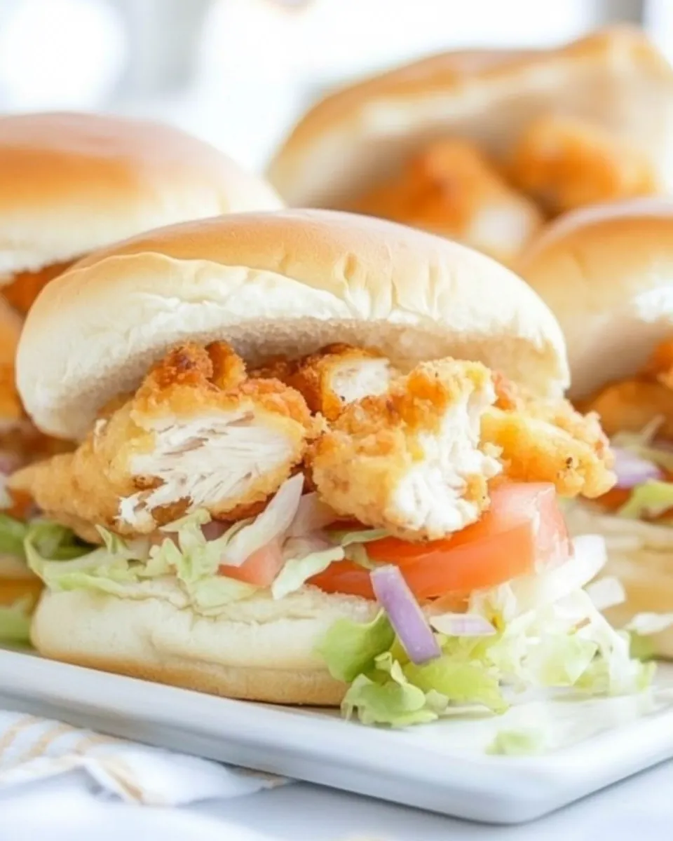 Chicken Tender Sliders