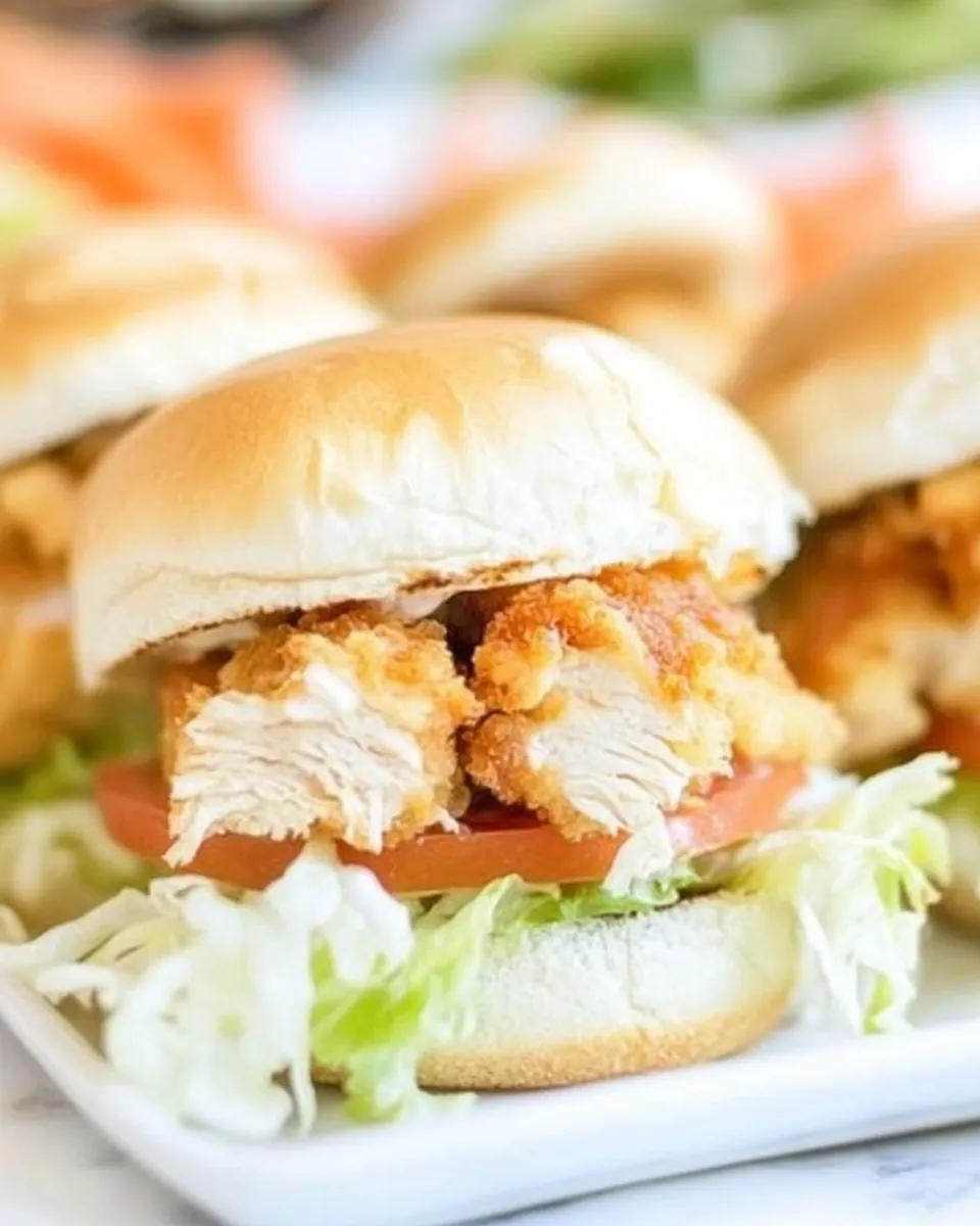 Chicken Tender Sliders