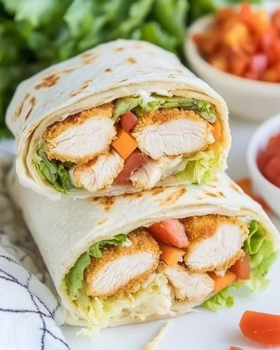 Chicken Tender Wraps
