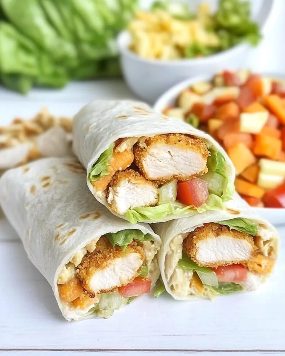 Chicken Tender Wraps