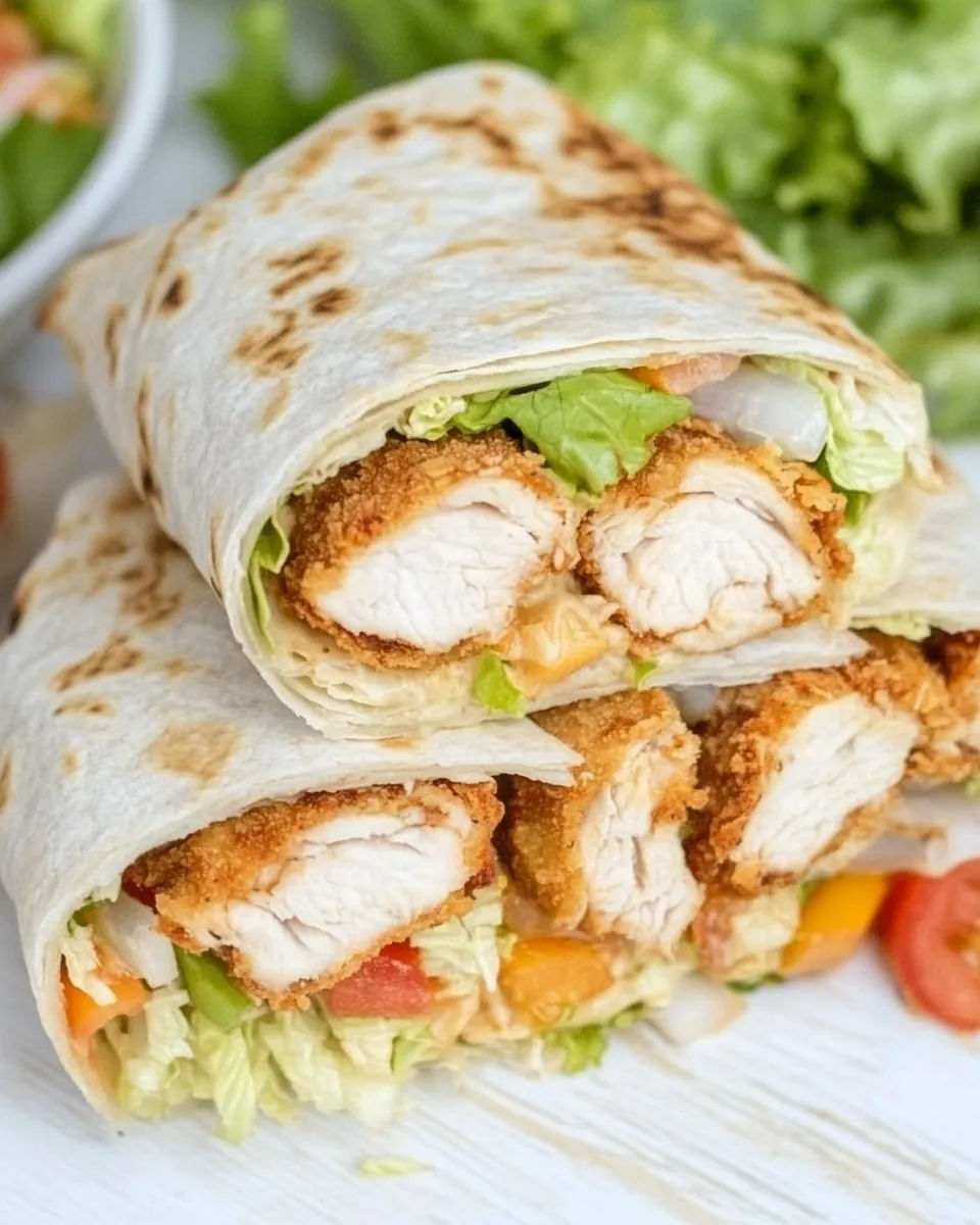 Chicken Tender Wraps