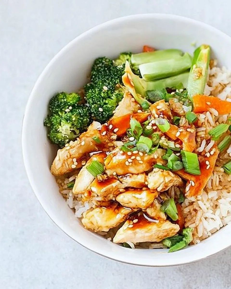 Chicken Teriyaki Rice Bowl