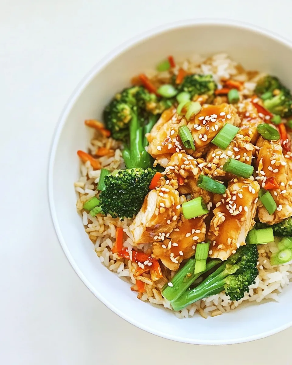 Chicken Teriyaki Rice Bowl