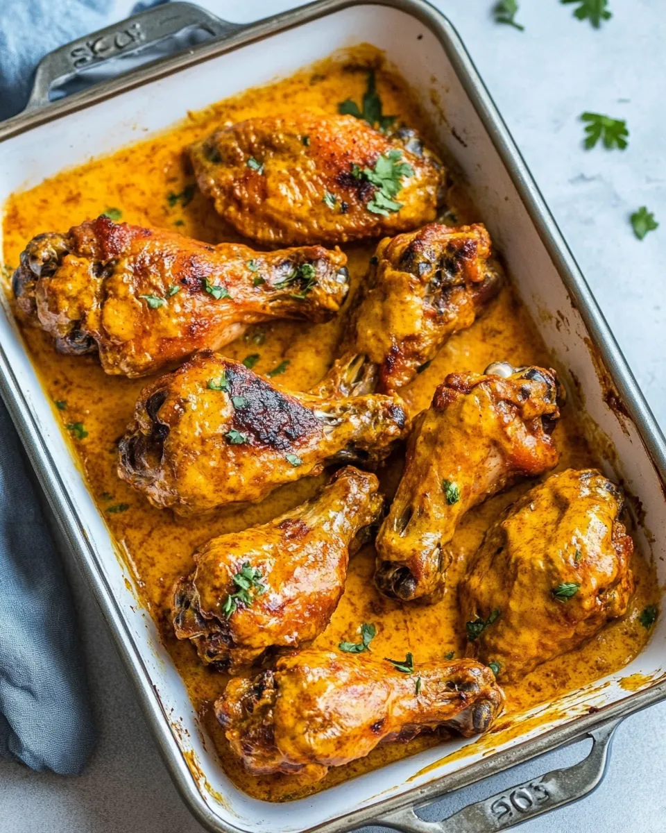 Chicken Tikka Masala Baked Wings