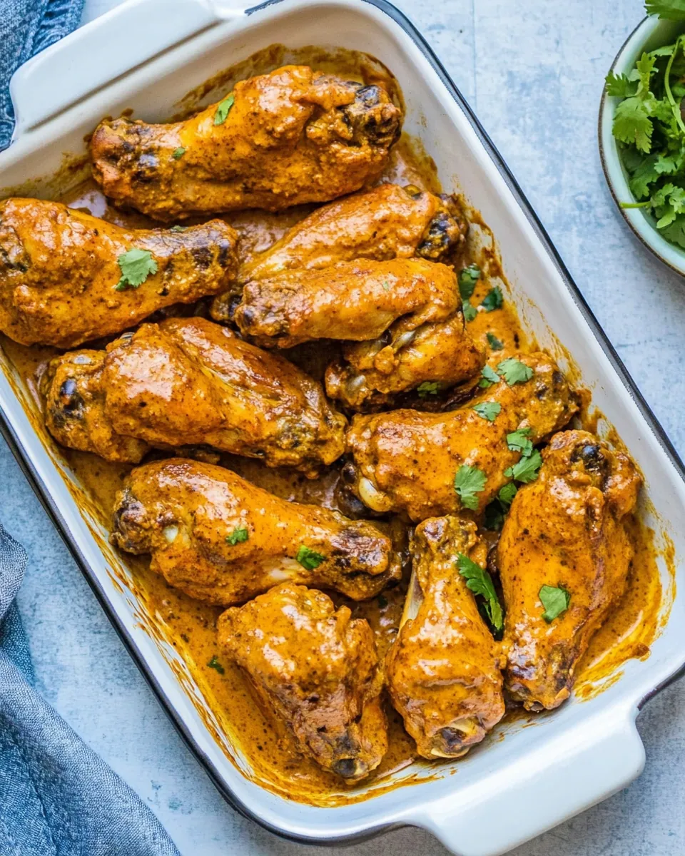 Chicken Tikka Masala Baked Wings